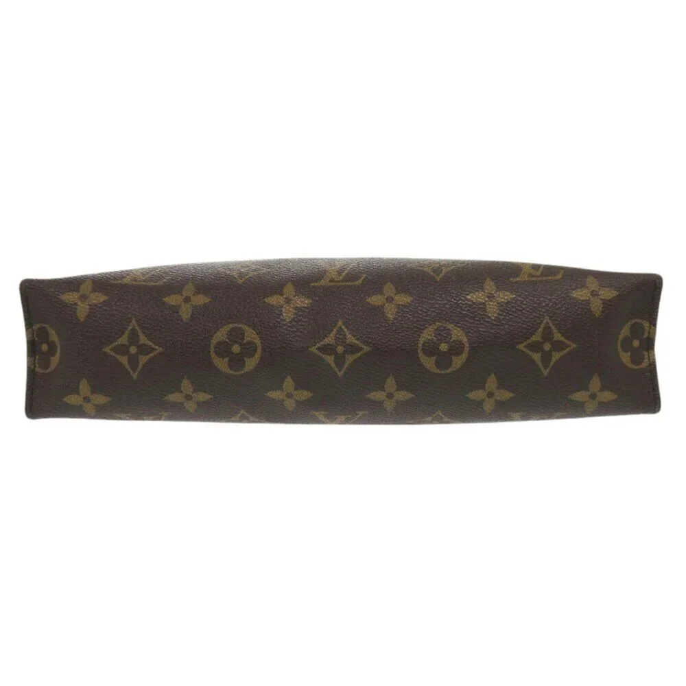 LOUIS VUITTON Authentic Brown Monogram Clutch Bag - Picture 4 of 11